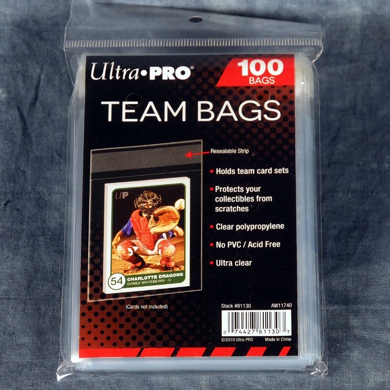thumbnail image 2 of Ultra Pro Team Bags Resealable – Acid Free – Choose Quantity: 100,200,300,400,500,1000 2 of 6