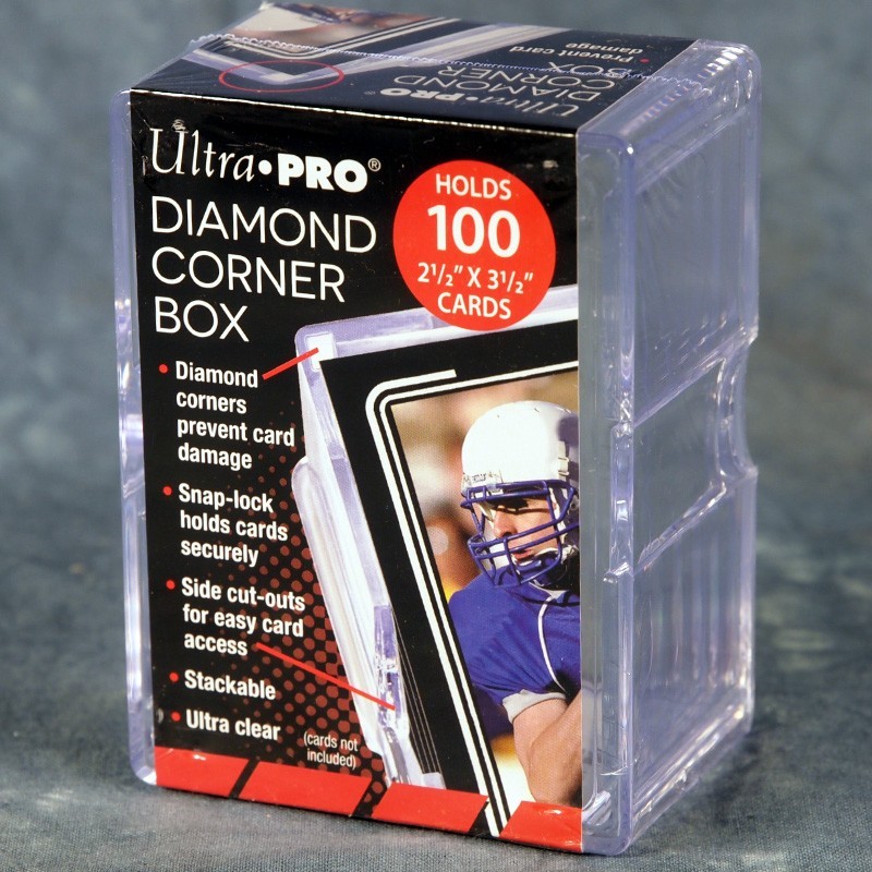 Ultra-Pro Diamond Corner Box Holds 100