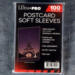 Ultra-Pro Post Card Soft Sleeves 100 Count