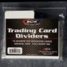 BCW Trading Card Dividers Horizontal