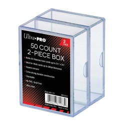 Ultra-Pro 2-Piece 50ct Plastic Storage Box