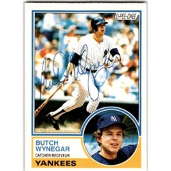 IP Autograph 1983  O-Pee-Chee 379 Butch Wynegar