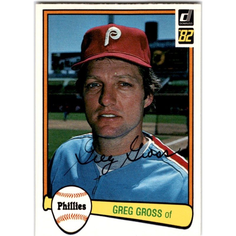 Greg Gross autographed baseball card (Chicago Cubs) 1978 Topps #397