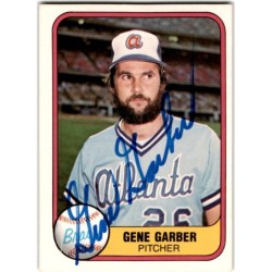 IP Autograph 1981  Fleer 249 Gene Garber