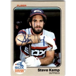 IP Autograph 1983  Fleer 239 Steve Kemp