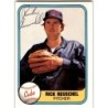 IP Autograph 1981  Fleer 293 Rick Reuschel