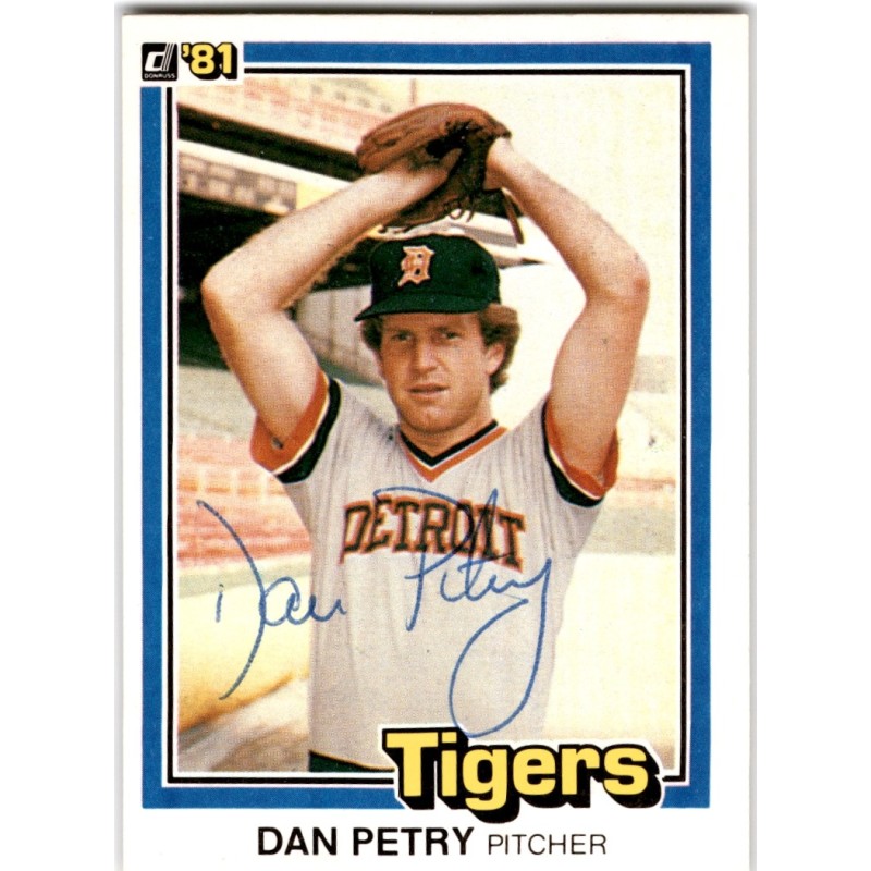 1981  Donruss 128 Dan Petry