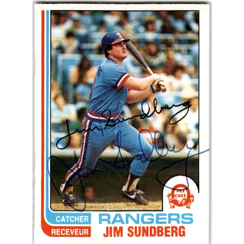 1982  O-Pee-Chee 335 Jim Sundberg