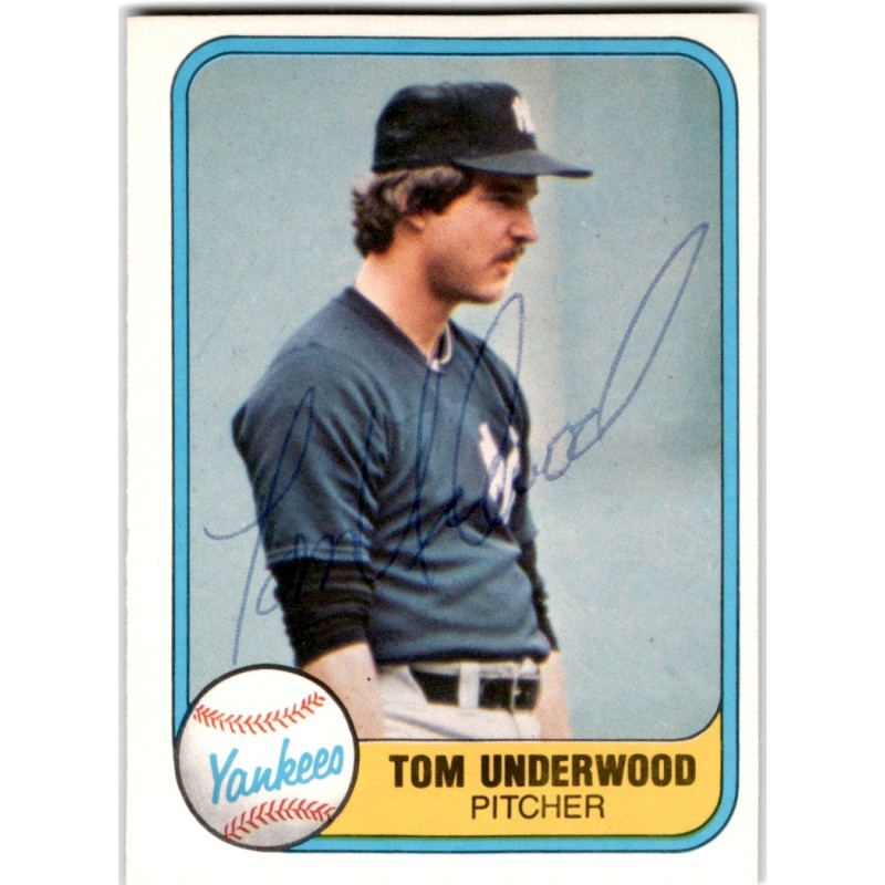 1981  Fleer 97 Tom Underwood
