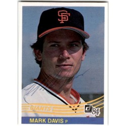 1984  Donruss 201 Mark Davis