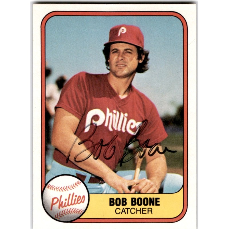 1981  Fleer 4 Bob Boone