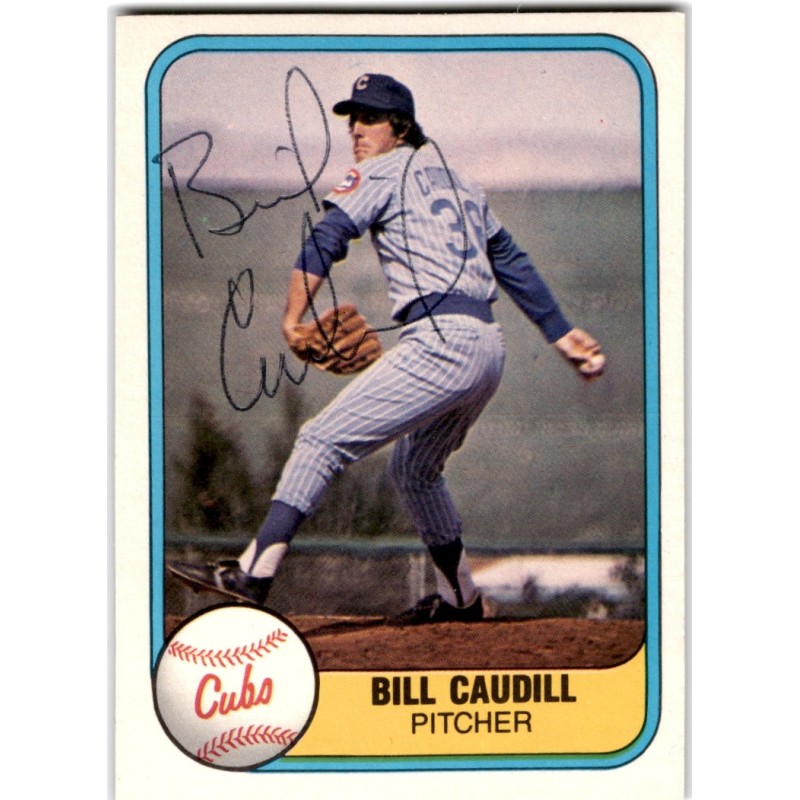 1981  Fleer 306 Bill Caudill