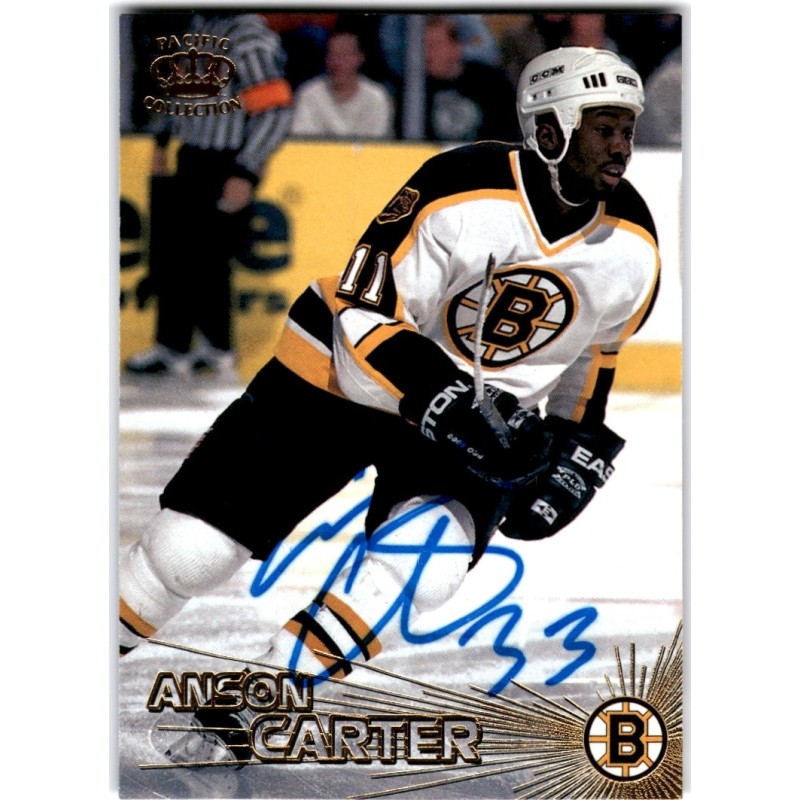 IP Autograph 1997  Pacific Crown 131 Anson Carter  Emerald Green