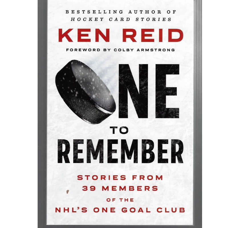 ECW Press One To Remember Softcover Book by Author and Broadcaster Ken Reid