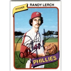 IP Autograph 1980  Topps 344 Randy Lerch