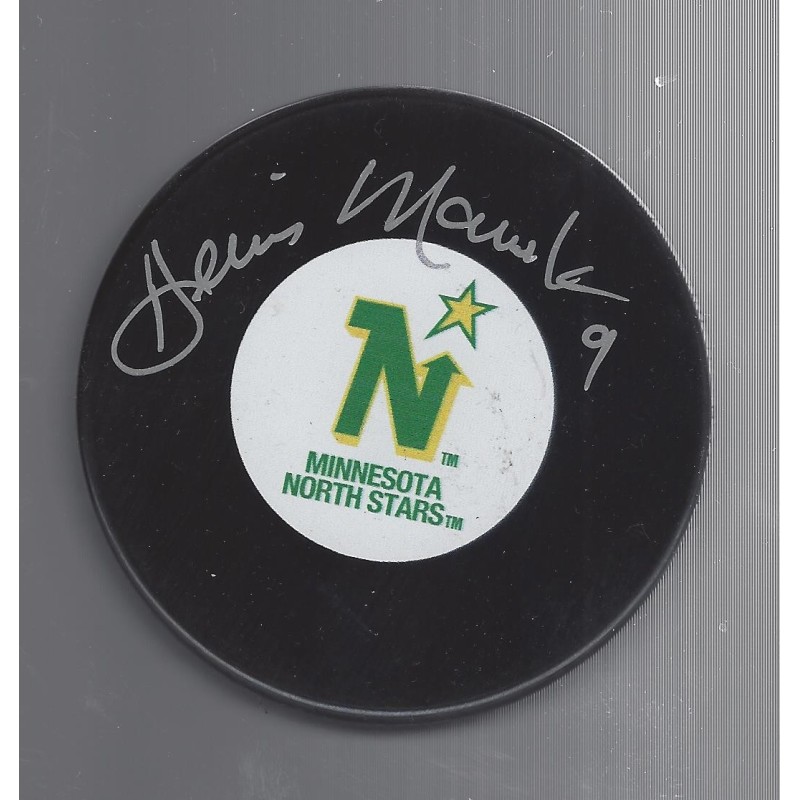 DENNIS MARUK MINNESOTA NORTH STARS AUTOGRAPHED PUCK