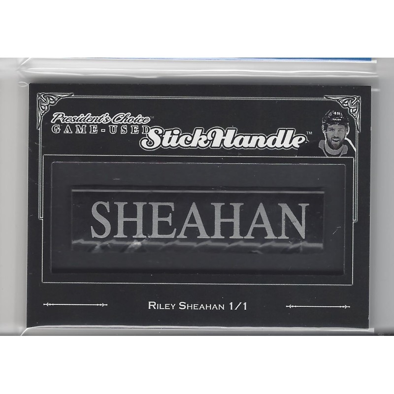 2020-21 President's Choice Trading Cards STICKHANDLE  1/1 RILEY SHEAHAN