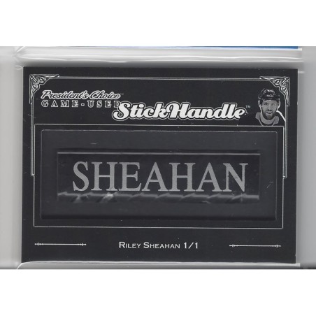 2020-21 President's Choice Trading Cards STICKHANDLE  1/1 RILEY SHEAHAN