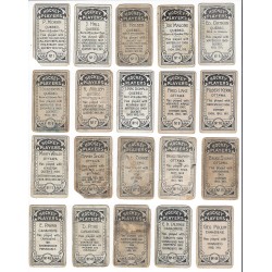 1911-12 C55 COMPLETE SET W/GRADED GEORGES VEZINA RC