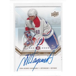 JJ DAIGNEAULT 2008-09 Upper Deck Montreal Canadiens Centennial Habs INKS HABSJD