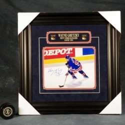 Wayne Gretzky Autographed/Framed New York Rangers 8x10