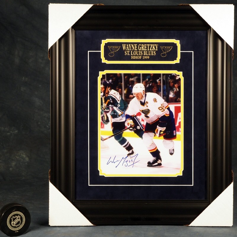 Wayne Gretzky Autographed Signed Framed 22X34 Poster Los Angeles