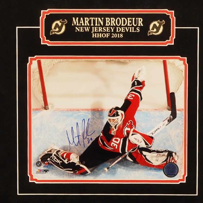 Martin Brodeur Signed Photo 8x10 Hockey New Jersey Devils