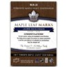2017-18 Upper Deck Toronto Maple Leafs Centennial Marks Autographs MLM-LB LAURIE BOSCHMAN