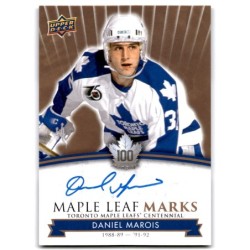 2017-18 Upper Deck Toronto Maple Leafs Centennial Marks Autographs MLM-MA DANIEL MAROIS