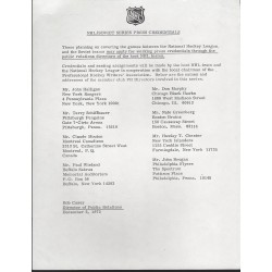1975-76 New York Rangers/Soviet Army Amazing Autograph & Historical Collection curated by Ron Stewart