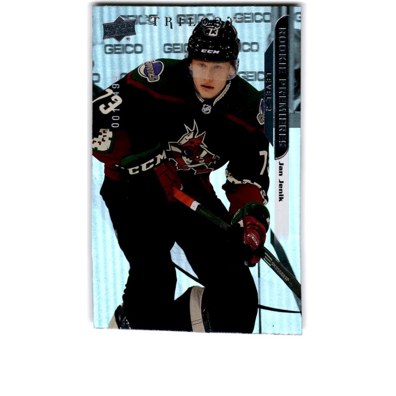 2021-22 Upper Deck Trilogy Rookie Premieres Level 2 45 Jan Jenik