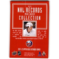 2021-22 Upper Deck Extended NHL Records Collection RB-10 Mike Bossy