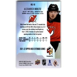 2021-22 Upper Deck Extended HoloGrFx Rookies HG-18 Alexander Holtz