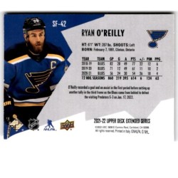 2021-22 Upper Deck Extended SPx Finite SF-42 Ryan O'Reilly