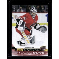 2022 Upper Deck  UD Canvas, Young Guns C102 Jack LaFontaine