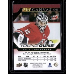 2022 Upper Deck  UD Canvas, Young Guns C102 Jack LaFontaine