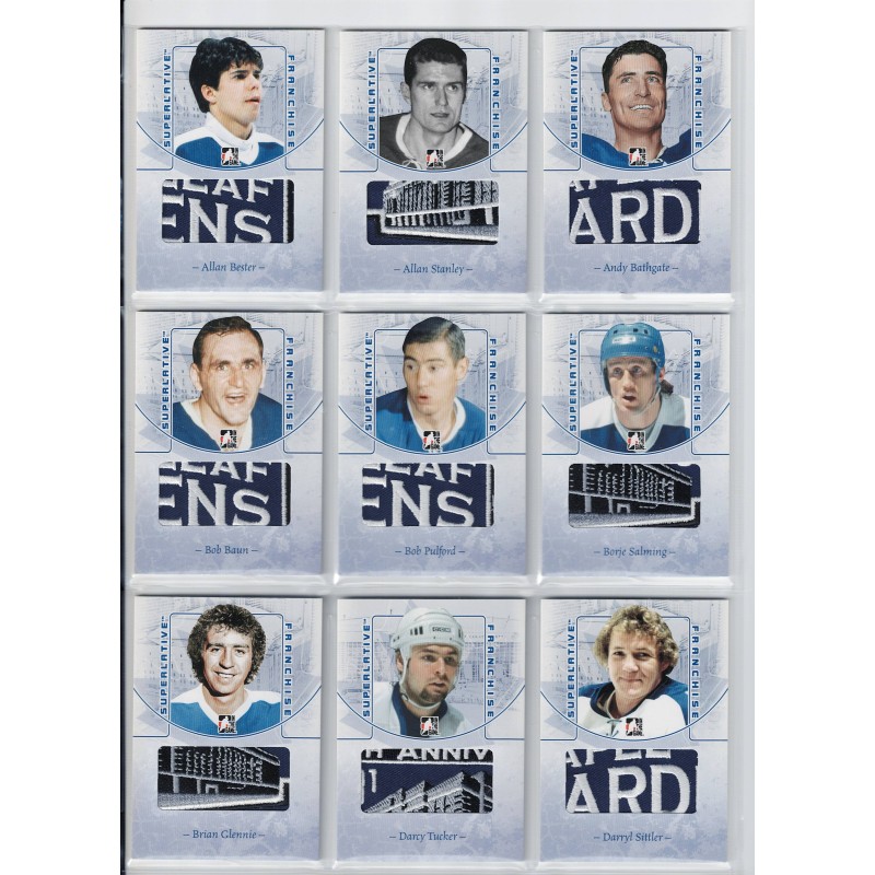 2008-09 ITG Superlative Franchises Base Blue Patch Set (45)